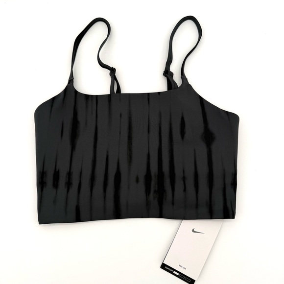 NWT New Nike Women's Light-Support Lined Longline Printed Small S Sports Bra Top - Picture 3 of 5